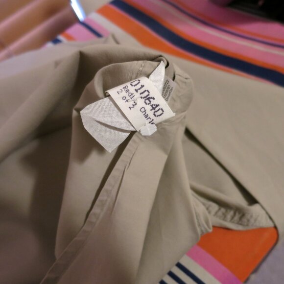 Filson Shirt Mens Medium Long Sleeve Button Solid Light Brown - Picture 7 of 7